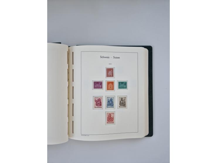 1850/1990, meist gestempelte und teils postfrische Sammlung ab Strubel und Helvetia, dabei u.a. Bl. 2 gestempelt, Bl. 5 postf