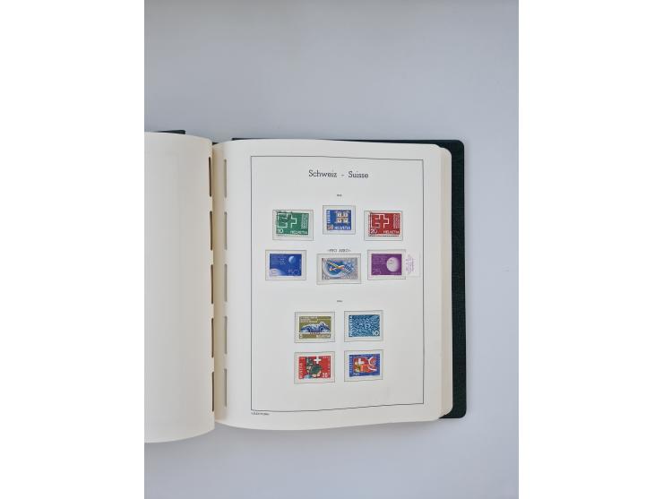 1850/1990, meist gestempelte und teils postfrische Sammlung ab Strubel und Helvetia, dabei u.a. Bl. 2 gestempelt, Bl. 5 postf