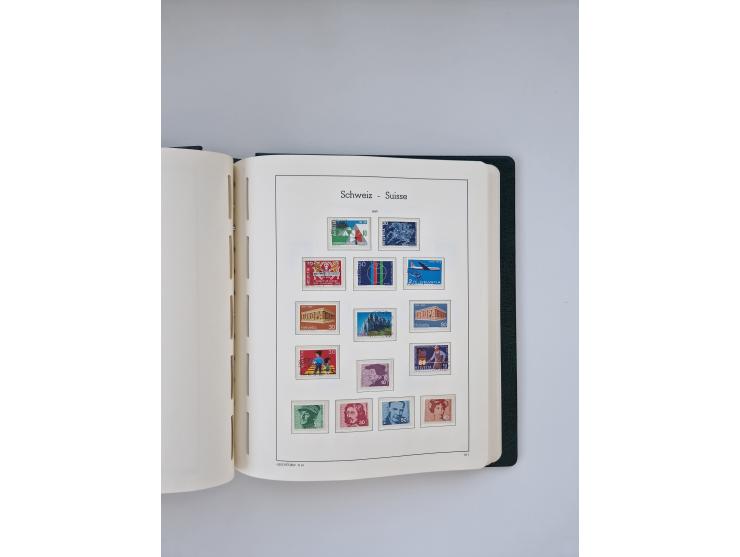 1850/1990, meist gestempelte und teils postfrische Sammlung ab Strubel und Helvetia, dabei u.a. Bl. 2 gestempelt, Bl. 5 postf