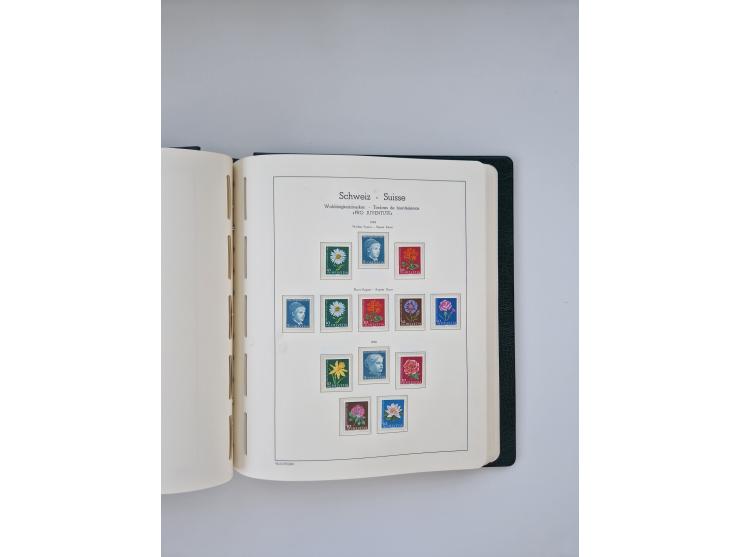 1850/1990, meist gestempelte und teils postfrische Sammlung ab Strubel und Helvetia, dabei u.a. Bl. 2 gestempelt, Bl. 5 postf