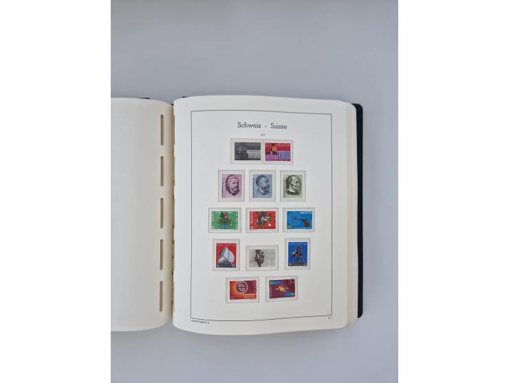 1850/1990, meist gestempelte und teils postfrische Sammlung ab Strubel und Helvetia, dabei u.a. Bl. 2 gestempelt, Bl. 5 postf