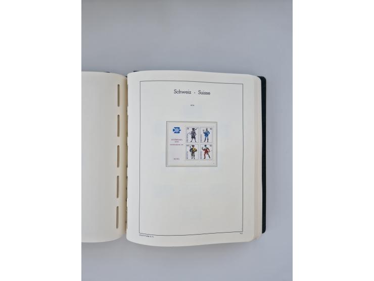 1850/1990, meist gestempelte und teils postfrische Sammlung ab Strubel und Helvetia, dabei u.a. Bl. 2 gestempelt, Bl. 5 postf