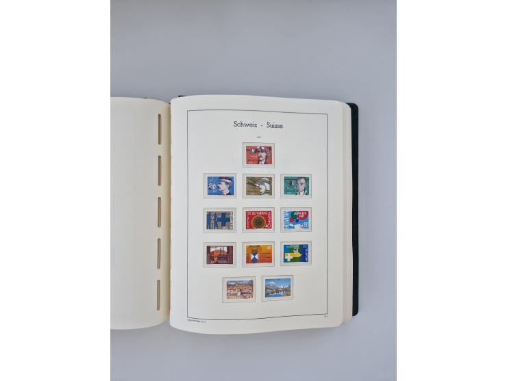 1850/1990, meist gestempelte und teils postfrische Sammlung ab Strubel und Helvetia, dabei u.a. Bl. 2 gestempelt, Bl. 5 postf