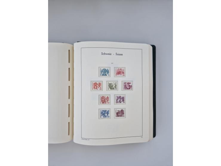 1850/1990, meist gestempelte und teils postfrische Sammlung ab Strubel und Helvetia, dabei u.a. Bl. 2 gestempelt, Bl. 5 postf