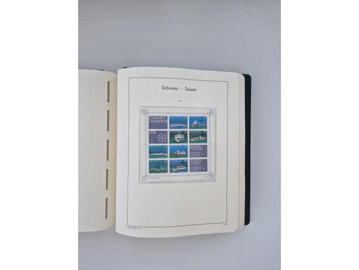 1850/1990, meist gestempelte und teils postfrische Sammlung ab Strubel und Helvetia, dabei u.a. Bl. 2 gestempelt, Bl. 5 postf