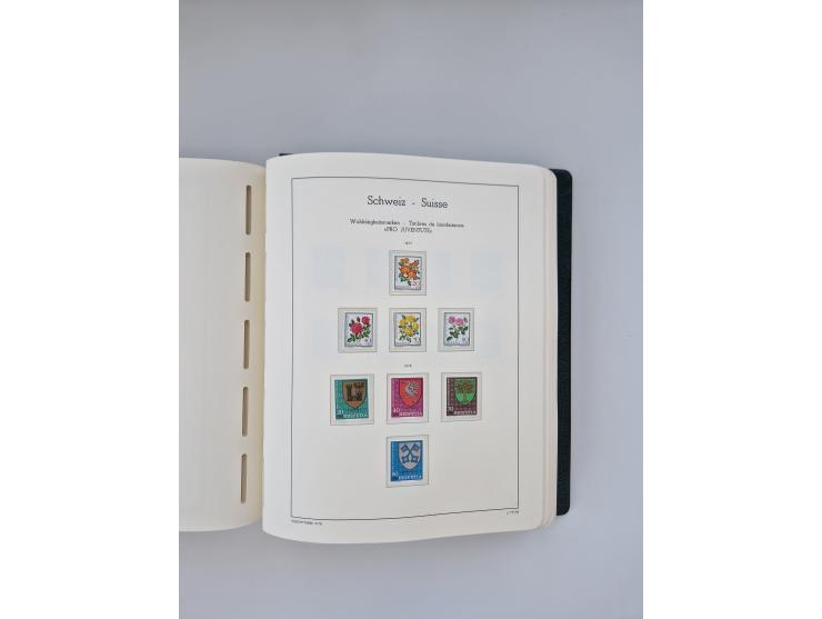 1850/1990, meist gestempelte und teils postfrische Sammlung ab Strubel und Helvetia, dabei u.a. Bl. 2 gestempelt, Bl. 5 postf