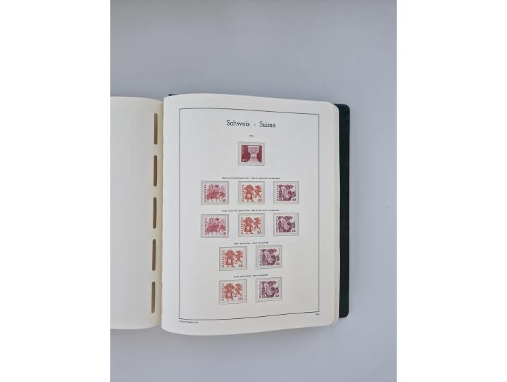 1850/1990, meist gestempelte und teils postfrische Sammlung ab Strubel und Helvetia, dabei u.a. Bl. 2 gestempelt, Bl. 5 postf