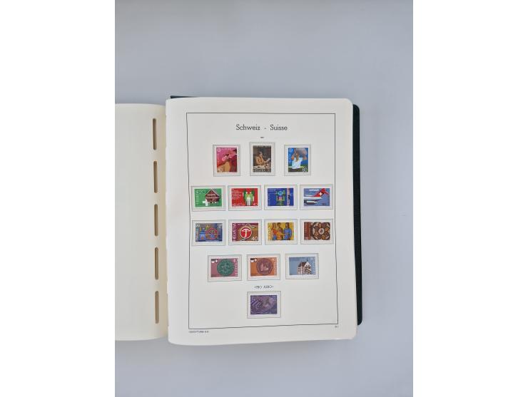 1850/1990, meist gestempelte und teils postfrische Sammlung ab Strubel und Helvetia, dabei u.a. Bl. 2 gestempelt, Bl. 5 postf