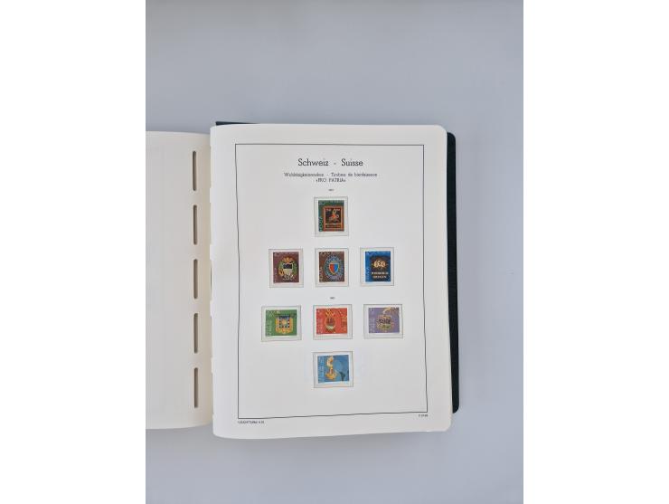 1850/1990, meist gestempelte und teils postfrische Sammlung ab Strubel und Helvetia, dabei u.a. Bl. 2 gestempelt, Bl. 5 postf