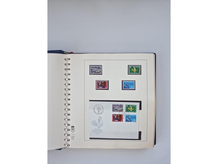 1850/1990, meist gestempelte und teils postfrische Sammlung ab Strubel und Helvetia, dabei u.a. Bl. 2 gestempelt, Bl. 5 postf