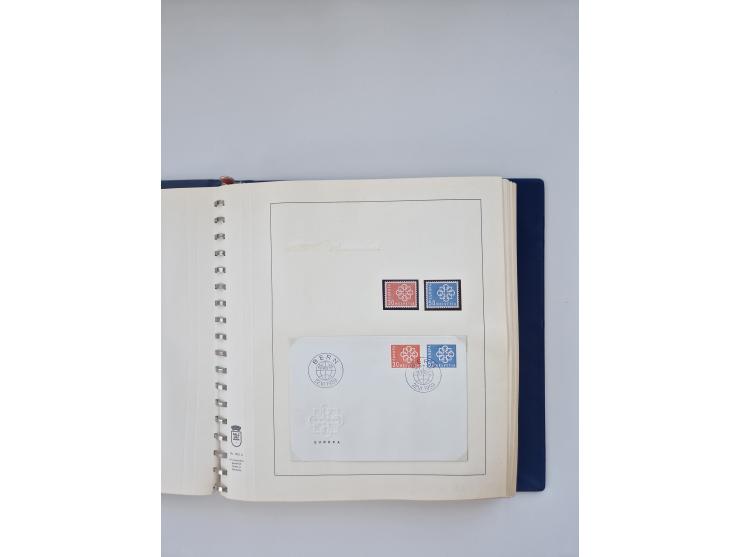 1850/1990, meist gestempelte und teils postfrische Sammlung ab Strubel und Helvetia, dabei u.a. Bl. 2 gestempelt, Bl. 5 postf