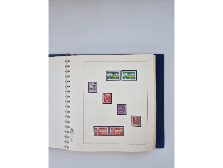 1850/1990, meist gestempelte und teils postfrische Sammlung ab Strubel und Helvetia, dabei u.a. Bl. 2 gestempelt, Bl. 5 postf