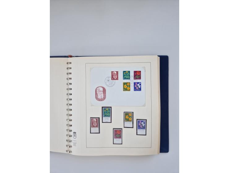 1850/1990, meist gestempelte und teils postfrische Sammlung ab Strubel und Helvetia, dabei u.a. Bl. 2 gestempelt, Bl. 5 postf