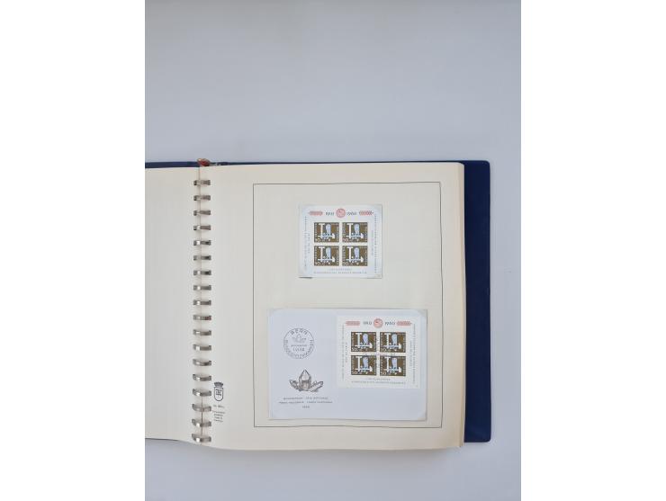 1850/1990, meist gestempelte und teils postfrische Sammlung ab Strubel und Helvetia, dabei u.a. Bl. 2 gestempelt, Bl. 5 postf