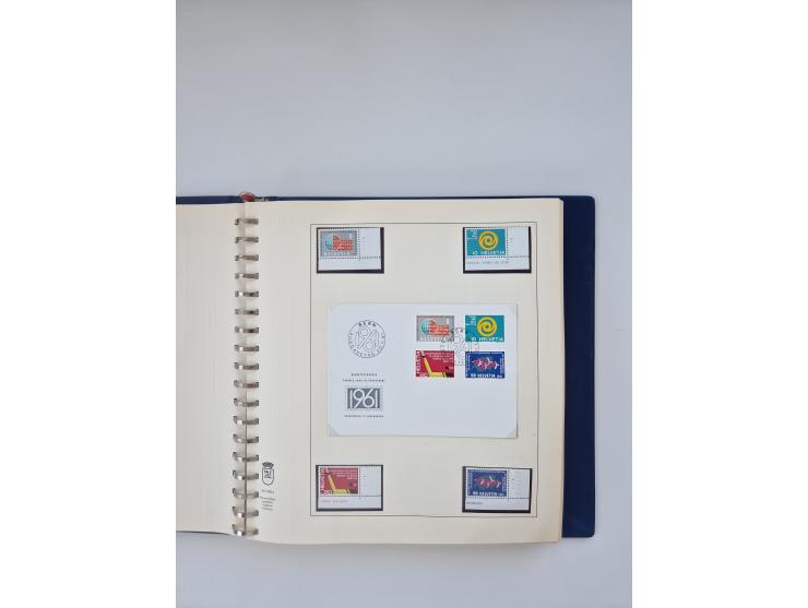 1850/1990, meist gestempelte und teils postfrische Sammlung ab Strubel und Helvetia, dabei u.a. Bl. 2 gestempelt, Bl. 5 postf