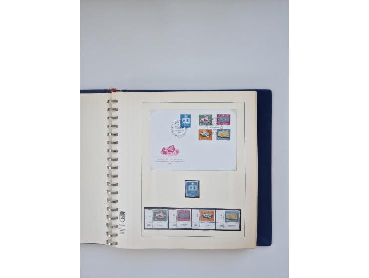 1850/1990, meist gestempelte und teils postfrische Sammlung ab Strubel und Helvetia, dabei u.a. Bl. 2 gestempelt, Bl. 5 postf