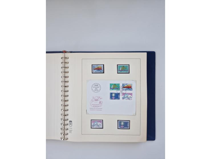 1850/1990, meist gestempelte und teils postfrische Sammlung ab Strubel und Helvetia, dabei u.a. Bl. 2 gestempelt, Bl. 5 postf
