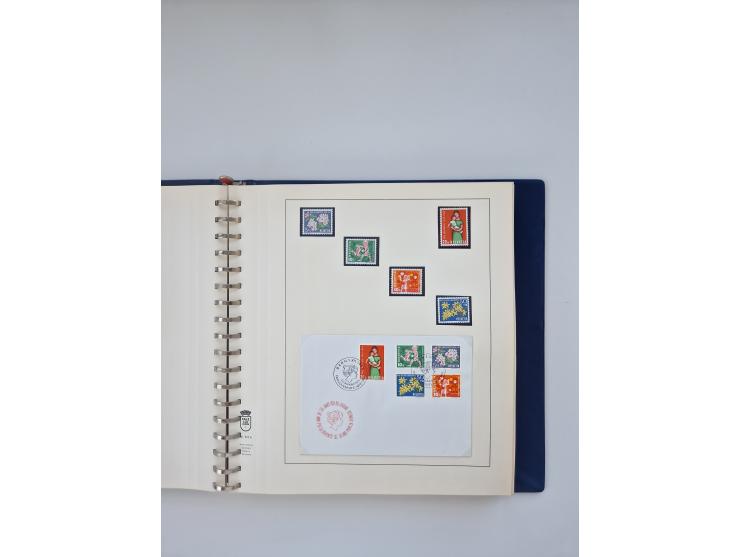 1850/1990, meist gestempelte und teils postfrische Sammlung ab Strubel und Helvetia, dabei u.a. Bl. 2 gestempelt, Bl. 5 postf