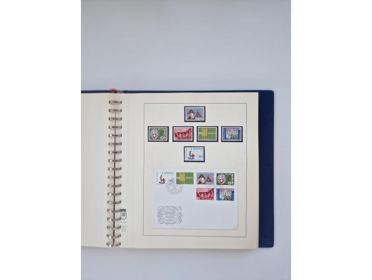 1850/1990, meist gestempelte und teils postfrische Sammlung ab Strubel und Helvetia, dabei u.a. Bl. 2 gestempelt, Bl. 5 postf