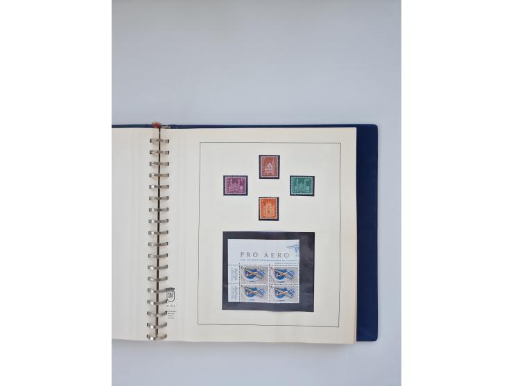 1850/1990, meist gestempelte und teils postfrische Sammlung ab Strubel und Helvetia, dabei u.a. Bl. 2 gestempelt, Bl. 5 postf