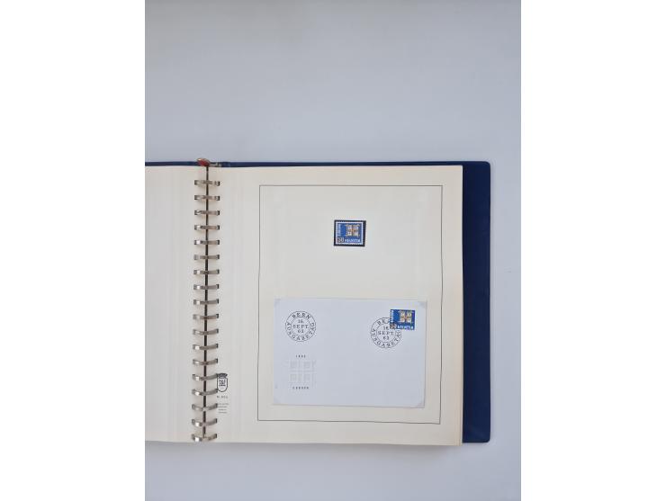 1850/1990, meist gestempelte und teils postfrische Sammlung ab Strubel und Helvetia, dabei u.a. Bl. 2 gestempelt, Bl. 5 postf