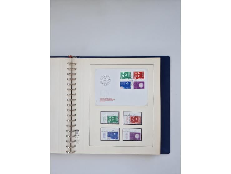 1850/1990, meist gestempelte und teils postfrische Sammlung ab Strubel und Helvetia, dabei u.a. Bl. 2 gestempelt, Bl. 5 postf