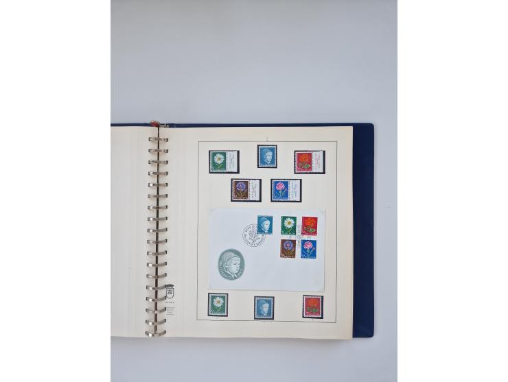 1850/1990, meist gestempelte und teils postfrische Sammlung ab Strubel und Helvetia, dabei u.a. Bl. 2 gestempelt, Bl. 5 postf