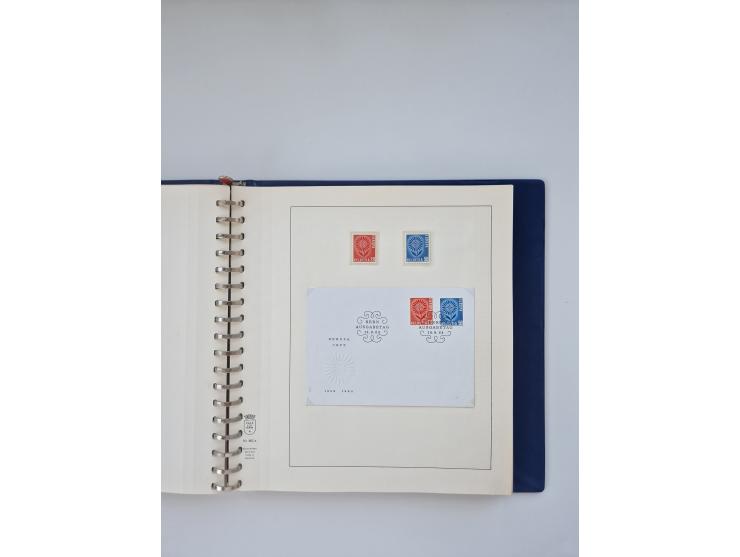 1850/1990, meist gestempelte und teils postfrische Sammlung ab Strubel und Helvetia, dabei u.a. Bl. 2 gestempelt, Bl. 5 postf