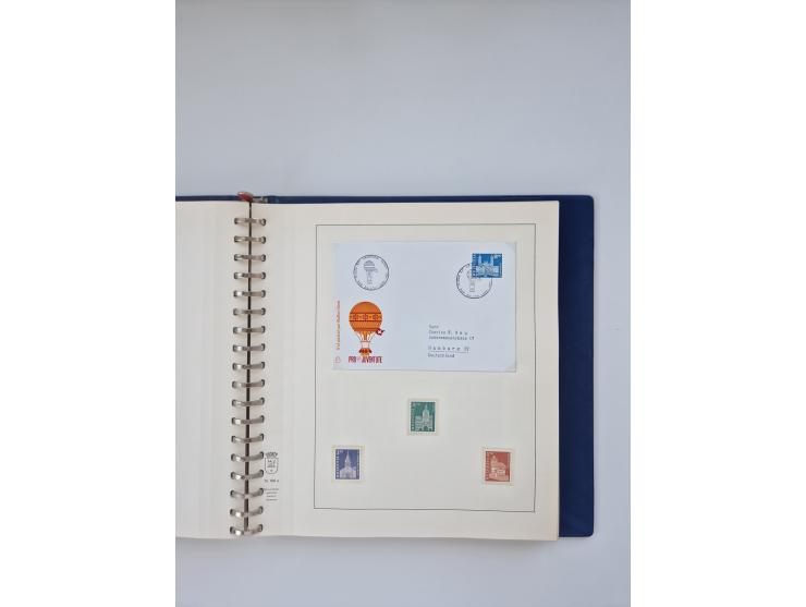1850/1990, meist gestempelte und teils postfrische Sammlung ab Strubel und Helvetia, dabei u.a. Bl. 2 gestempelt, Bl. 5 postf