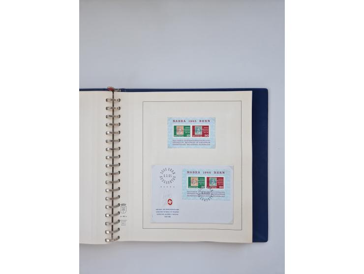 1850/1990, meist gestempelte und teils postfrische Sammlung ab Strubel und Helvetia, dabei u.a. Bl. 2 gestempelt, Bl. 5 postf