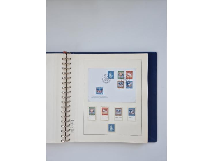 1850/1990, meist gestempelte und teils postfrische Sammlung ab Strubel und Helvetia, dabei u.a. Bl. 2 gestempelt, Bl. 5 postf