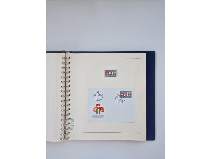 1850/1990, meist gestempelte und teils postfrische Sammlung ab Strubel und Helvetia, dabei u.a. Bl. 2 gestempelt, Bl. 5 postf