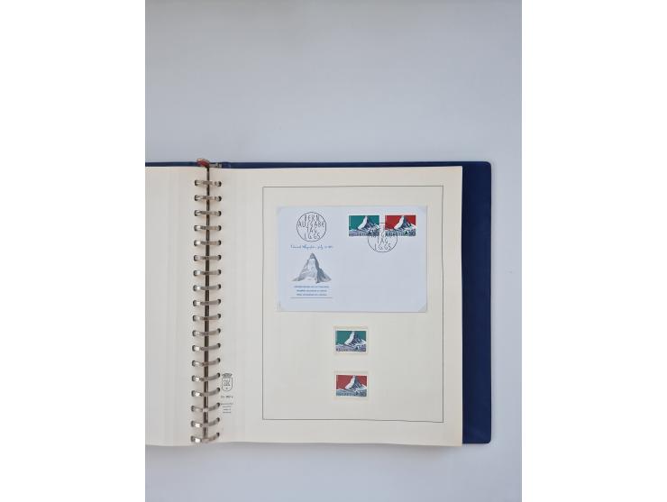 1850/1990, meist gestempelte und teils postfrische Sammlung ab Strubel und Helvetia, dabei u.a. Bl. 2 gestempelt, Bl. 5 postf
