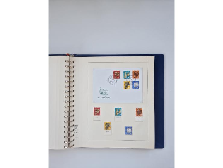 1850/1990, meist gestempelte und teils postfrische Sammlung ab Strubel und Helvetia, dabei u.a. Bl. 2 gestempelt, Bl. 5 postf