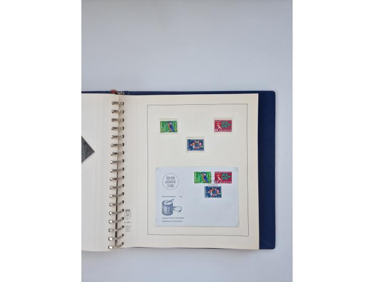 1850/1990, meist gestempelte und teils postfrische Sammlung ab Strubel und Helvetia, dabei u.a. Bl. 2 gestempelt, Bl. 5 postf