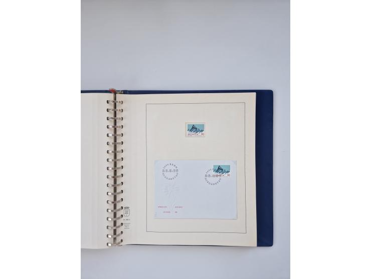 1850/1990, meist gestempelte und teils postfrische Sammlung ab Strubel und Helvetia, dabei u.a. Bl. 2 gestempelt, Bl. 5 postf
