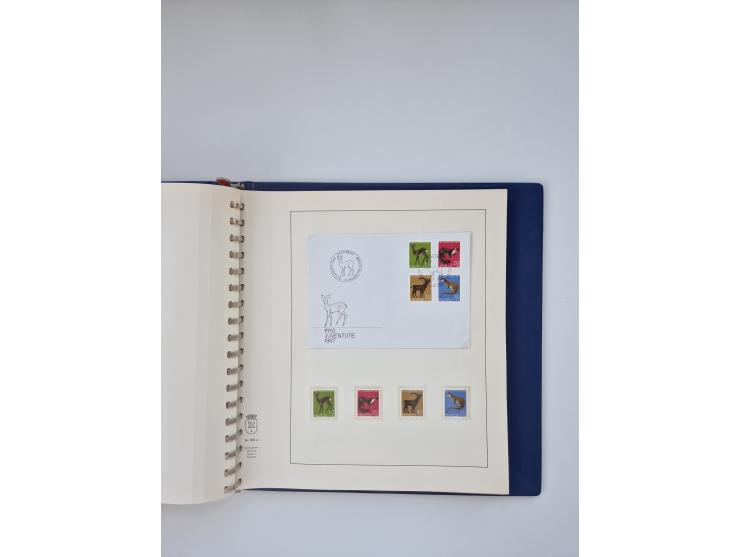 1850/1990, meist gestempelte und teils postfrische Sammlung ab Strubel und Helvetia, dabei u.a. Bl. 2 gestempelt, Bl. 5 postf