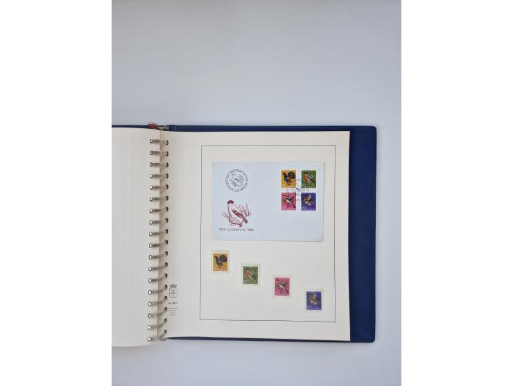 1850/1990, meist gestempelte und teils postfrische Sammlung ab Strubel und Helvetia, dabei u.a. Bl. 2 gestempelt, Bl. 5 postf