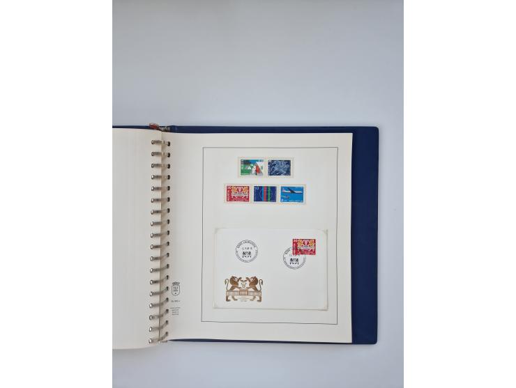 1850/1990, meist gestempelte und teils postfrische Sammlung ab Strubel und Helvetia, dabei u.a. Bl. 2 gestempelt, Bl. 5 postf