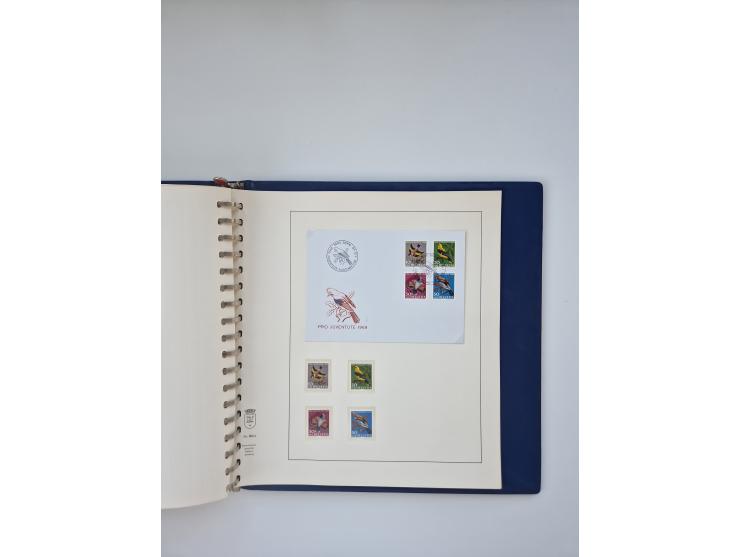 1850/1990, meist gestempelte und teils postfrische Sammlung ab Strubel und Helvetia, dabei u.a. Bl. 2 gestempelt, Bl. 5 postf