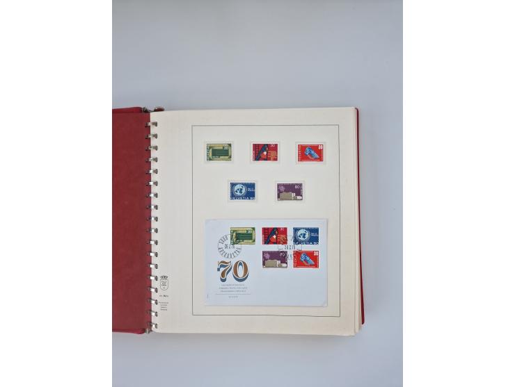 1850/1990, meist gestempelte und teils postfrische Sammlung ab Strubel und Helvetia, dabei u.a. Bl. 2 gestempelt, Bl. 5 postf