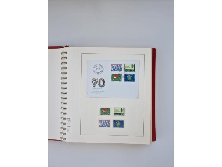 1850/1990, meist gestempelte und teils postfrische Sammlung ab Strubel und Helvetia, dabei u.a. Bl. 2 gestempelt, Bl. 5 postf