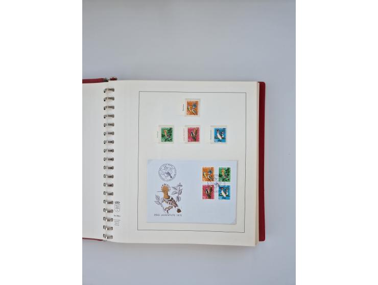 1850/1990, meist gestempelte und teils postfrische Sammlung ab Strubel und Helvetia, dabei u.a. Bl. 2 gestempelt, Bl. 5 postf