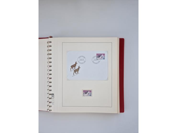 1850/1990, meist gestempelte und teils postfrische Sammlung ab Strubel und Helvetia, dabei u.a. Bl. 2 gestempelt, Bl. 5 postf