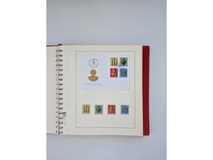1850/1990, meist gestempelte und teils postfrische Sammlung ab Strubel und Helvetia, dabei u.a. Bl. 2 gestempelt, Bl. 5 postf