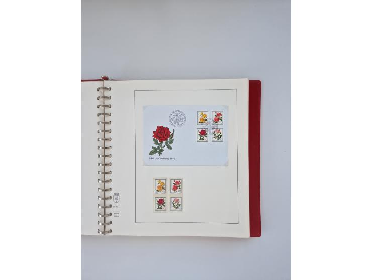 1850/1990, meist gestempelte und teils postfrische Sammlung ab Strubel und Helvetia, dabei u.a. Bl. 2 gestempelt, Bl. 5 postf