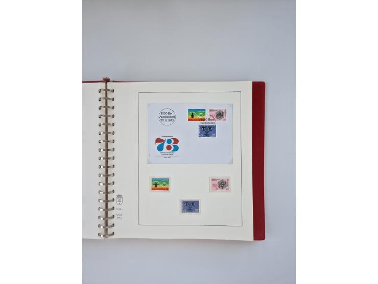 1850/1990, meist gestempelte und teils postfrische Sammlung ab Strubel und Helvetia, dabei u.a. Bl. 2 gestempelt, Bl. 5 postf