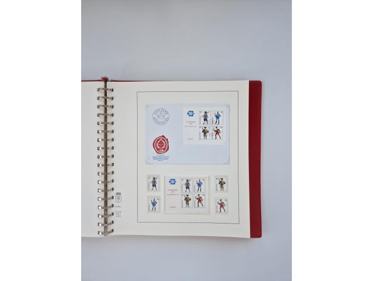 1850/1990, meist gestempelte und teils postfrische Sammlung ab Strubel und Helvetia, dabei u.a. Bl. 2 gestempelt, Bl. 5 postf