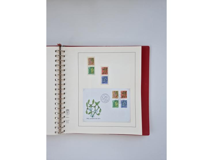 1850/1990, meist gestempelte und teils postfrische Sammlung ab Strubel und Helvetia, dabei u.a. Bl. 2 gestempelt, Bl. 5 postf