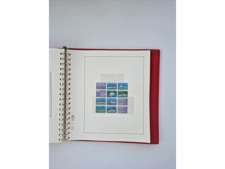 1850/1990, meist gestempelte und teils postfrische Sammlung ab Strubel und Helvetia, dabei u.a. Bl. 2 gestempelt, Bl. 5 postf